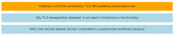 report ssl check vulnerabilities